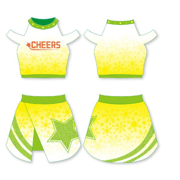 Custom Women Cheerleading Uniforms Rhinestone Cheerleader Uniform For Male