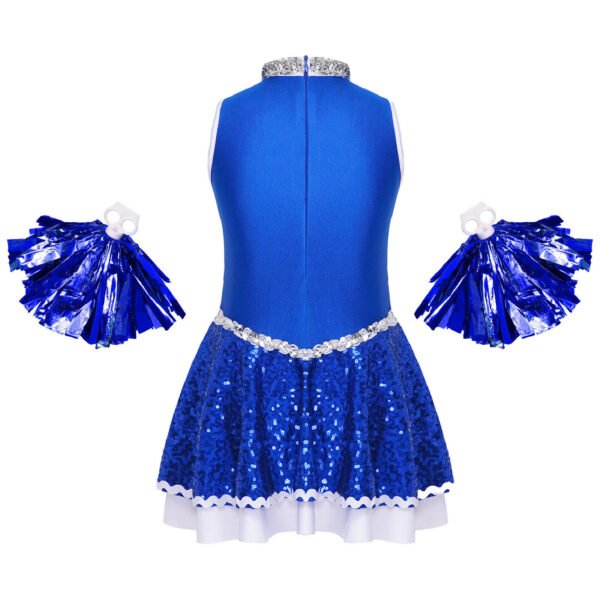 Rukap free design team uniforms sexy cheerleader skirt custom cheer dance costumes cheerleading outfits - Image 6