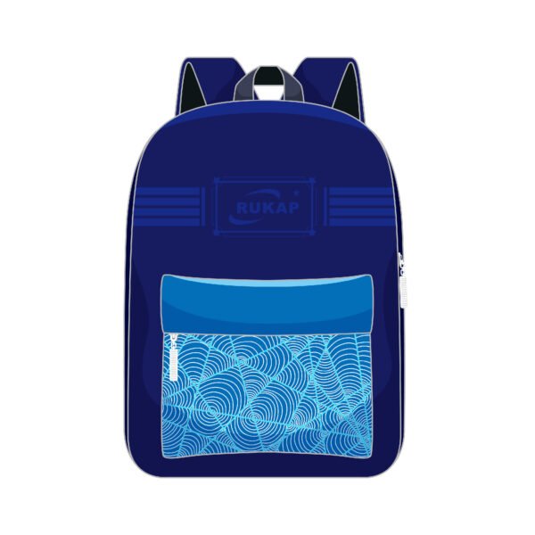 Blue cool sports school bag